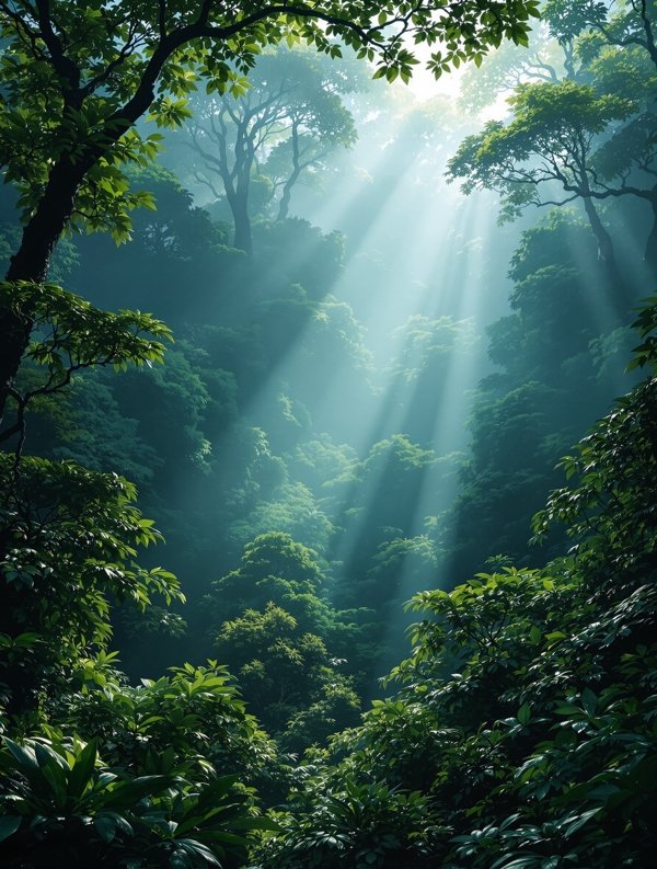 雨林三层：绳桥微距垂直穿越，把雨林拍成一栋活着的摩天楼。